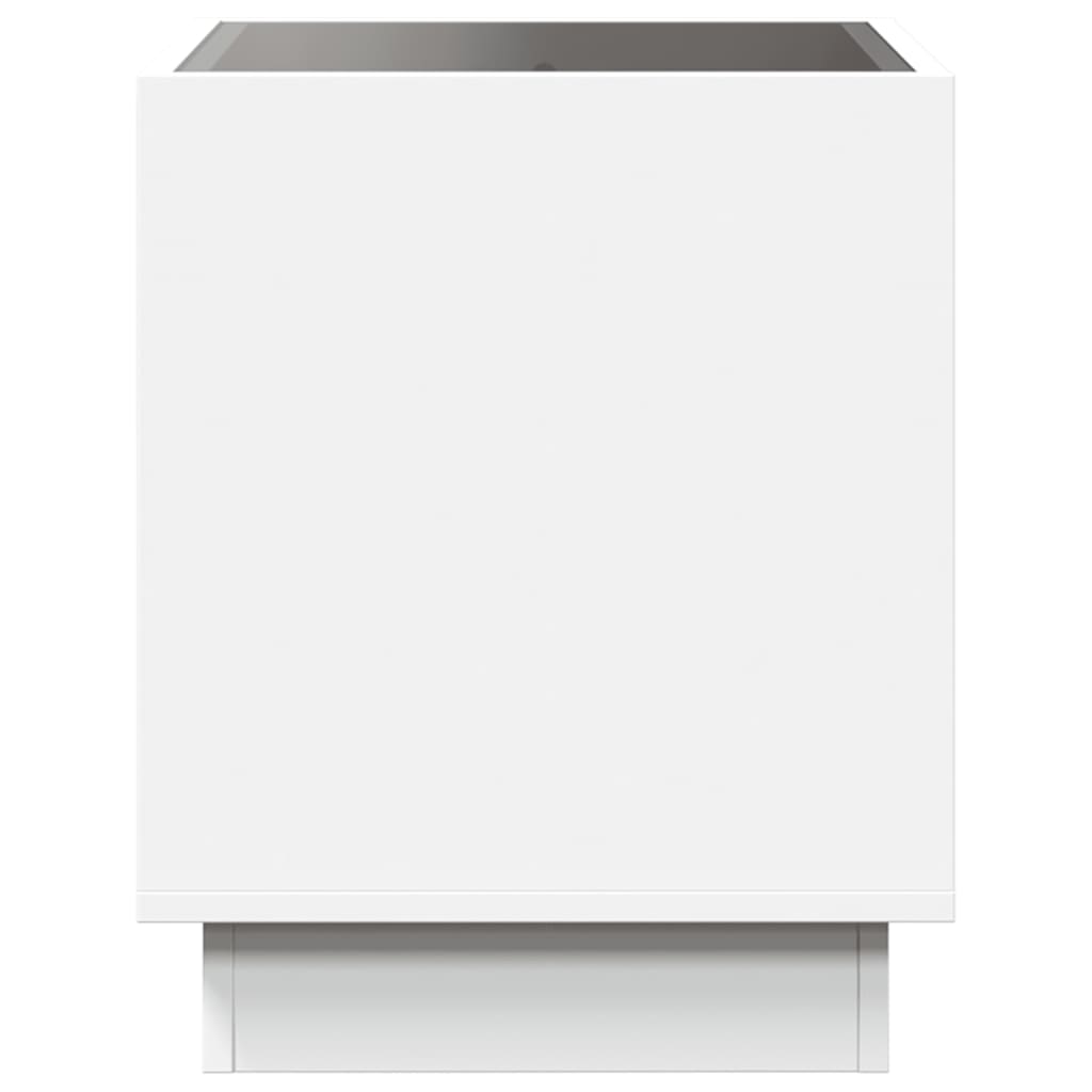 Mesa de centro luzes LED Infinity 40x40x50 cm branco - Image 6