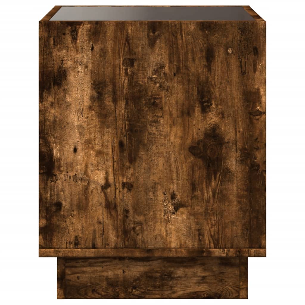 Mesa de centro luzes LED Infinity 50x50x50 cm carvalho fumado - Image 6