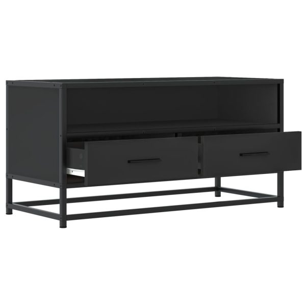 Móvel para TV 80x34,5x40 cm derivados de madeira/metal preto - Image 6