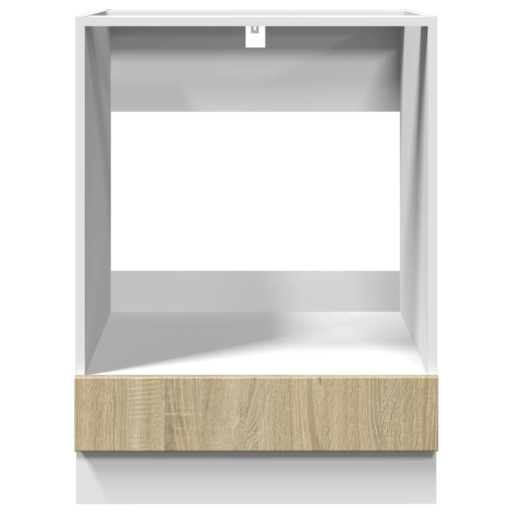 Armário para forno 60x46x81,5 cm contraplacado cor carvalho - Image 4