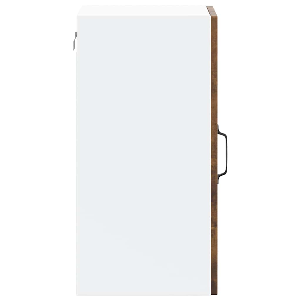 Armário de parede de cozinha porta vidro Porto carvalho fumado - Image 7