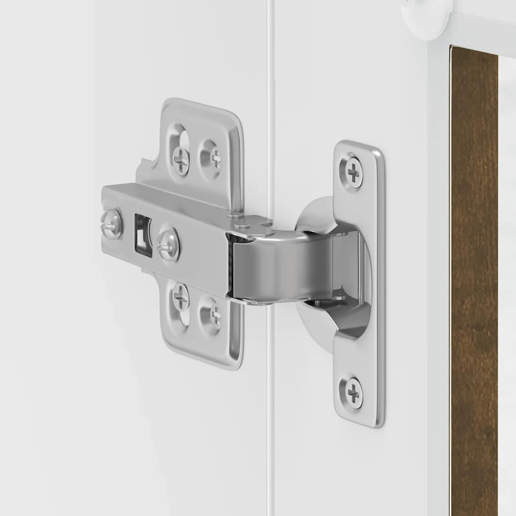 Armário de parede de cozinha porta vidro Porto carvalho fumado - Image 10