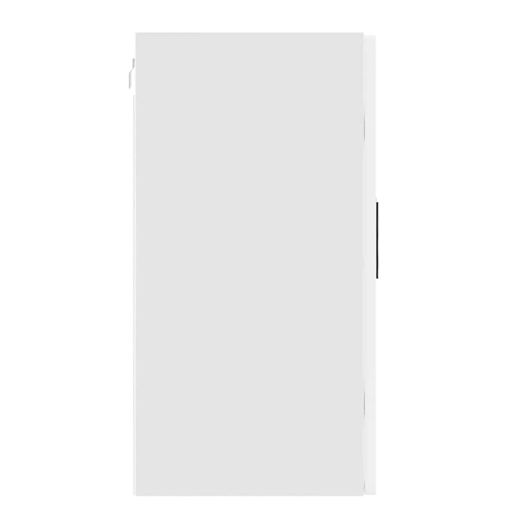 Armário de parede de cozinha com porta de vidro Porto branco - Image 7