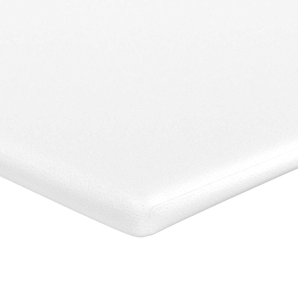 Estrutura de cama otomana com colchão branco couro falso - Image 11