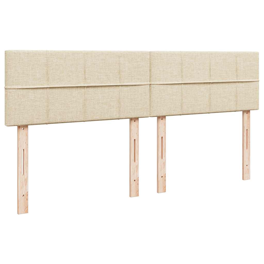 Estrutura de cama otomana com colchões tecido creme 180x200cm - Image 10