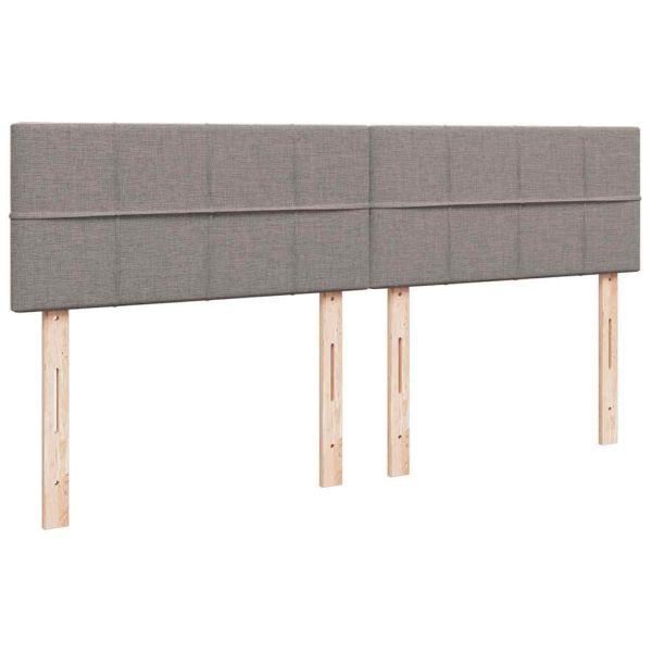 Estrutura cama otomana com colchões tecido cinzento 200x200cm - Image 10