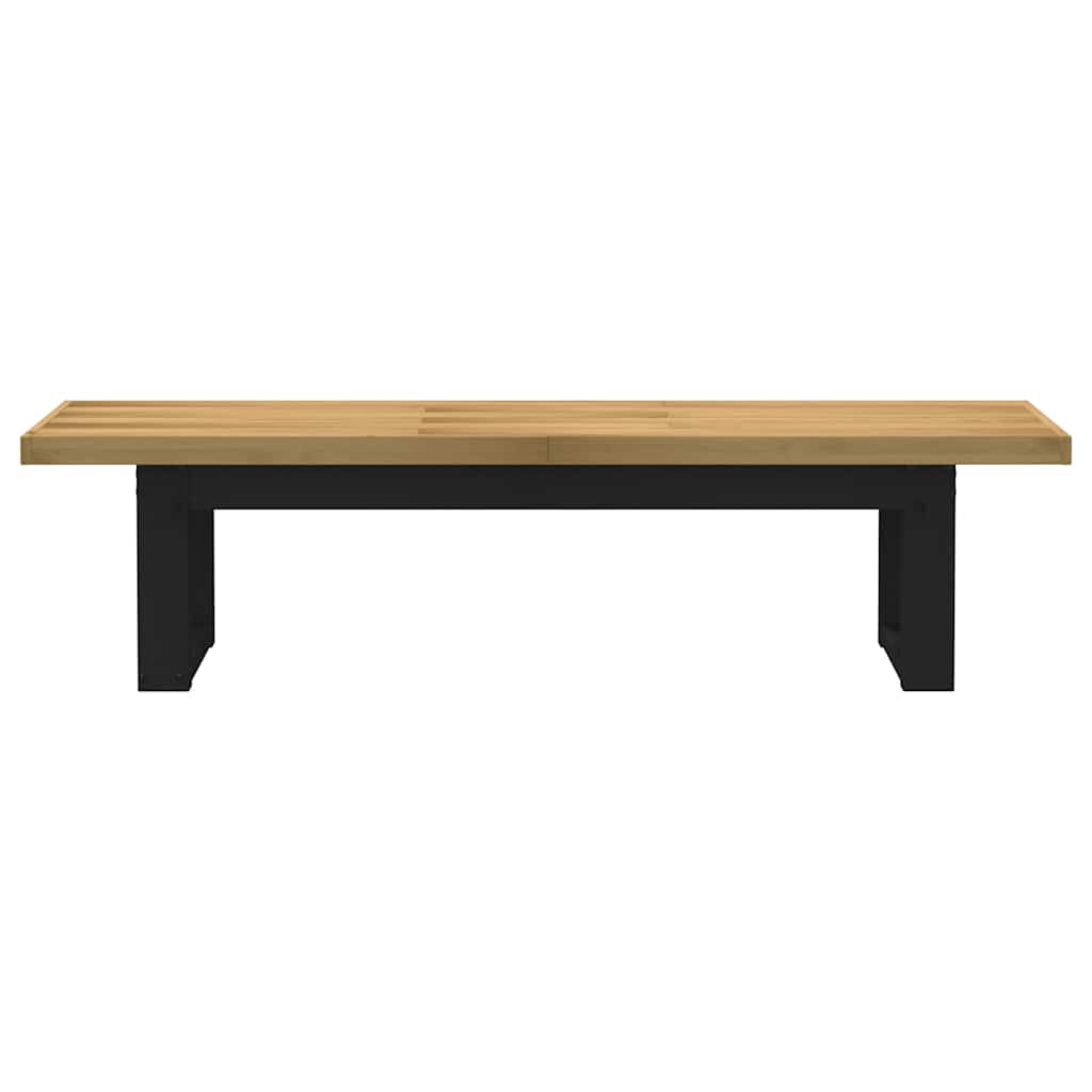 Banco de jantar NOAIN pernas forma U 180x40x45 cm pinho maciço - Image 3