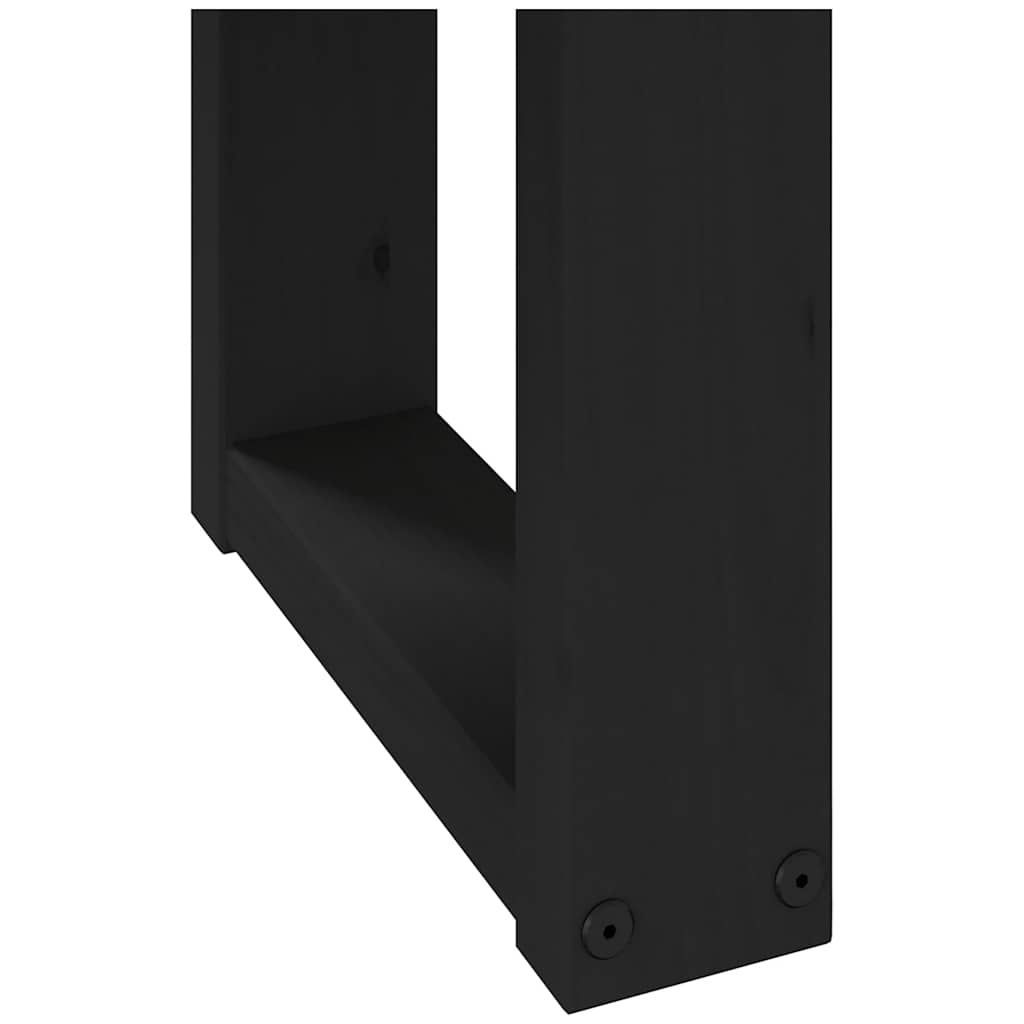 Banco de jantar NOAIN pernas forma U 180x40x45 cm pinho maciço - Image 7