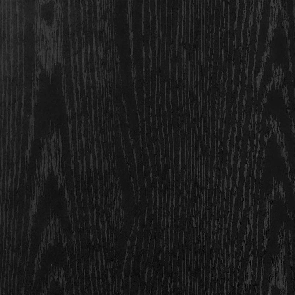 Secretária c/ prateleiras 100x45x140 cm derivados madeira preto - Image 7