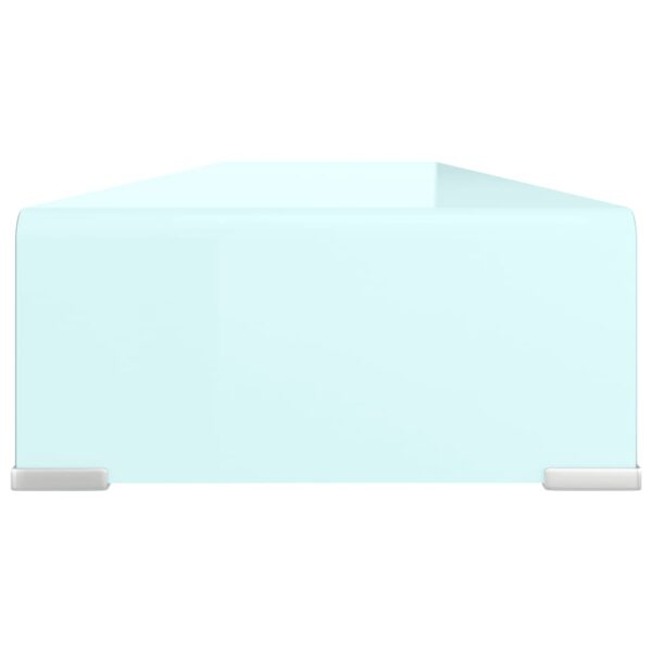 Suporte de TV/monitores em vidro 120x30x13 cm verde - Image 3