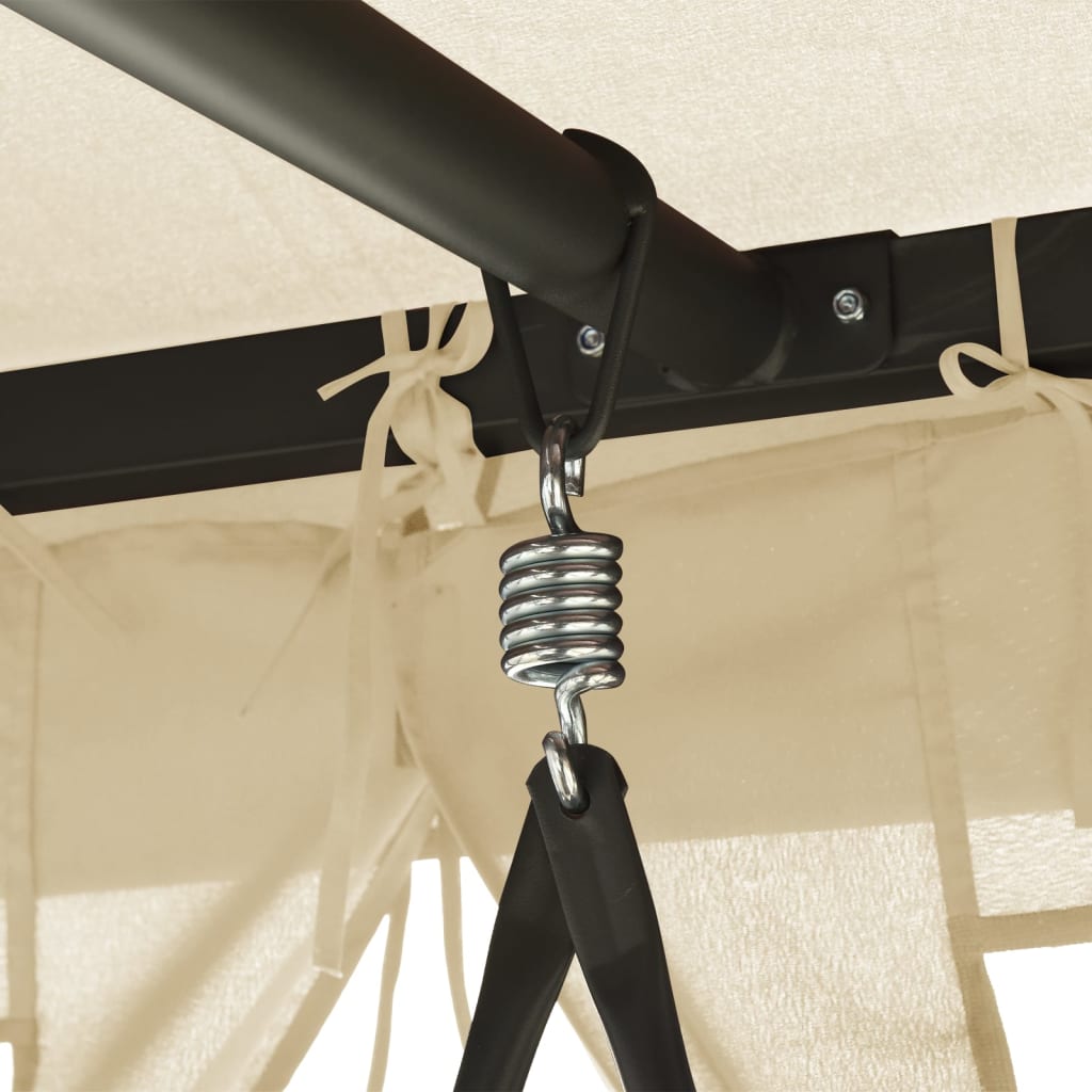 Gazebo com baloiço conversível branco nata - Image 5