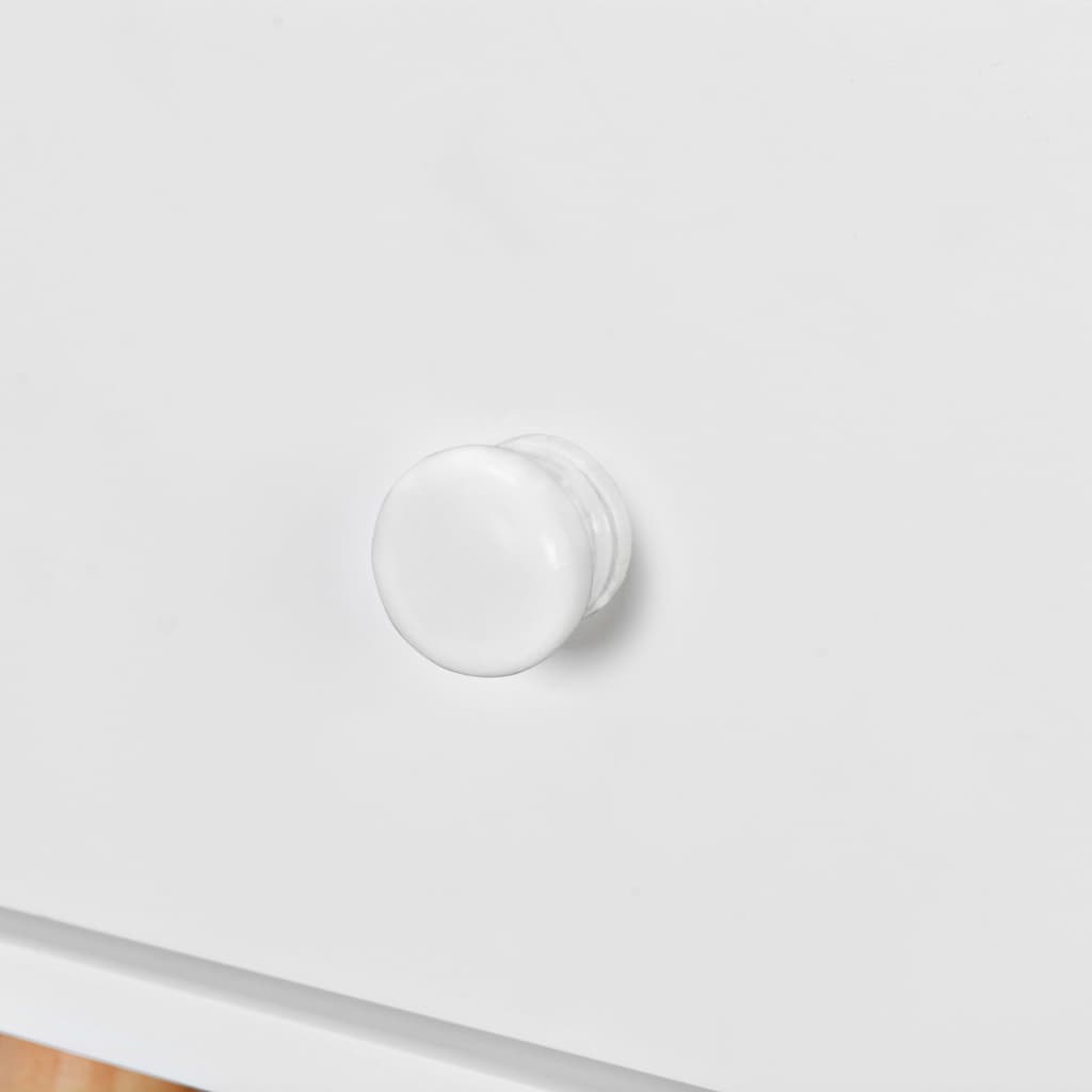 Mesas de cabeceira 2 pcs pinho maciço 40x30x61 cm branco - Image 6