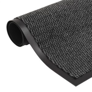 Tapete controlo de pó retangular tufado 40x60 cm antracite
