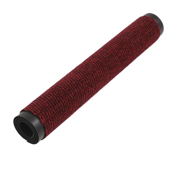 Tapete controlo de pó retangular tufado 40x60 cm vermelho - Image 3