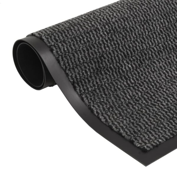 Tapete controlo de pó retangular tufado 90x150 cm antracite