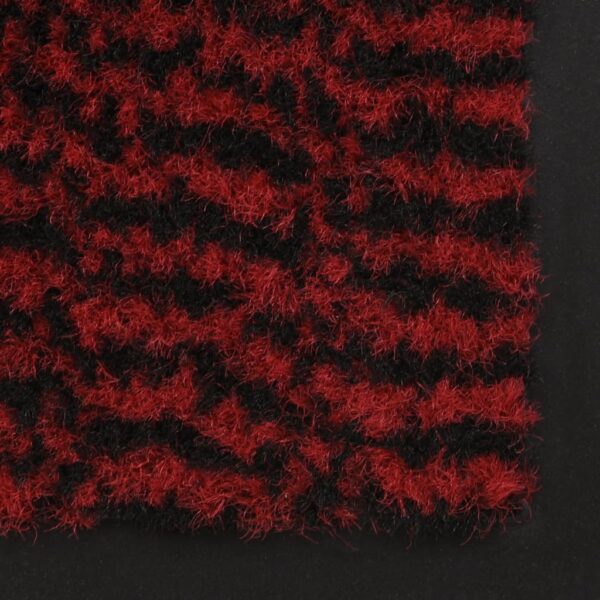Tapete controlo de pó retangular tufado 90x150 cm vermelho - Image 4