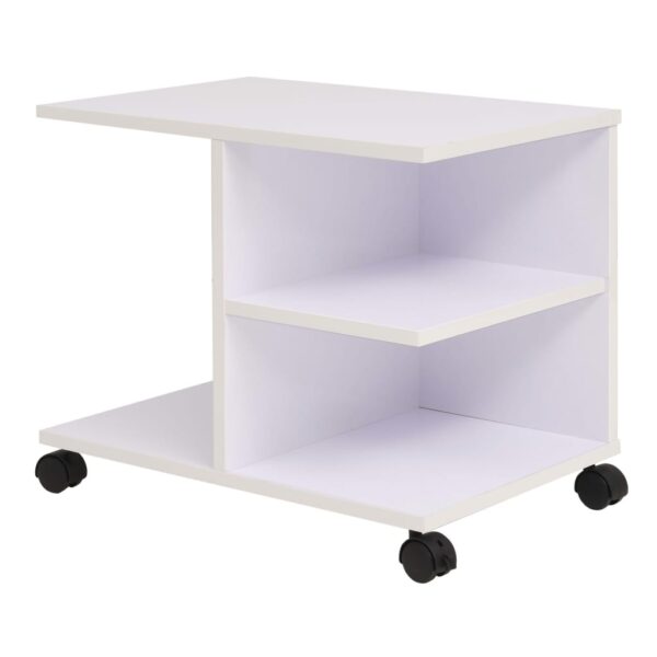 Estante com rodas 50x35x42 cm branco