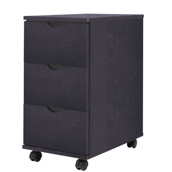 Unidade de gavetas 33x45x60 cm preto