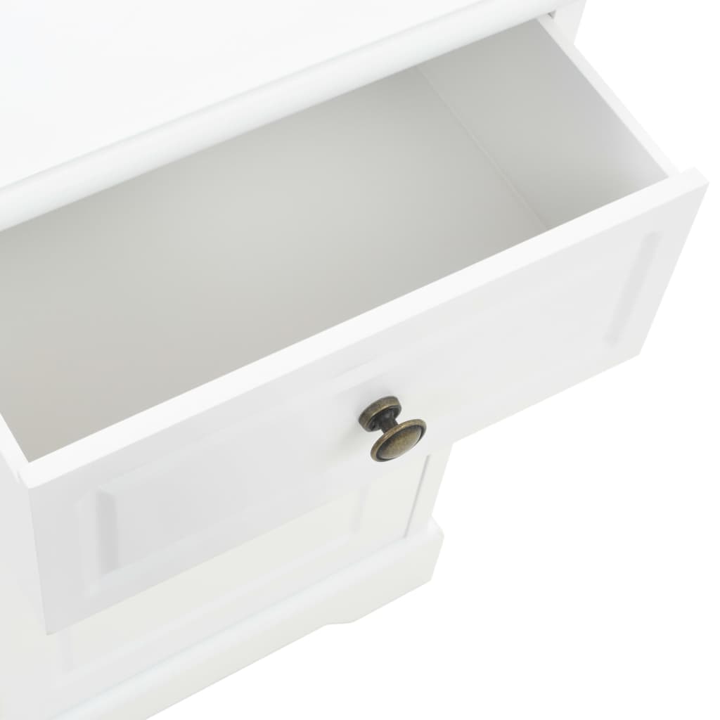 Mesa de cabeceira em MDF e madeira de pinho 35x32x59 cm - Image 7