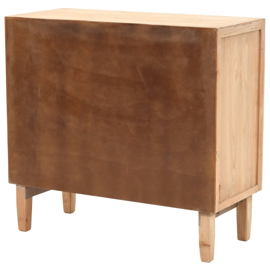 Armário com gavetas madeira de abeto maciça 80x36x75 cm - Image 3