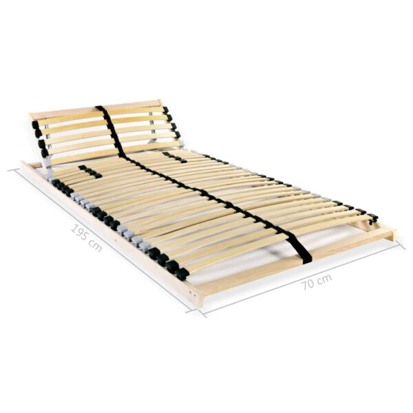 Estrado de ripas com 28 ripas 7 zonas 70x200 cm - Image 8