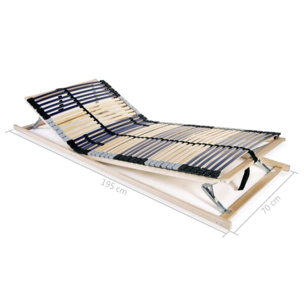 Estrado de ripas com 42 ripas 7 zonas 70x200 cm - Image 9