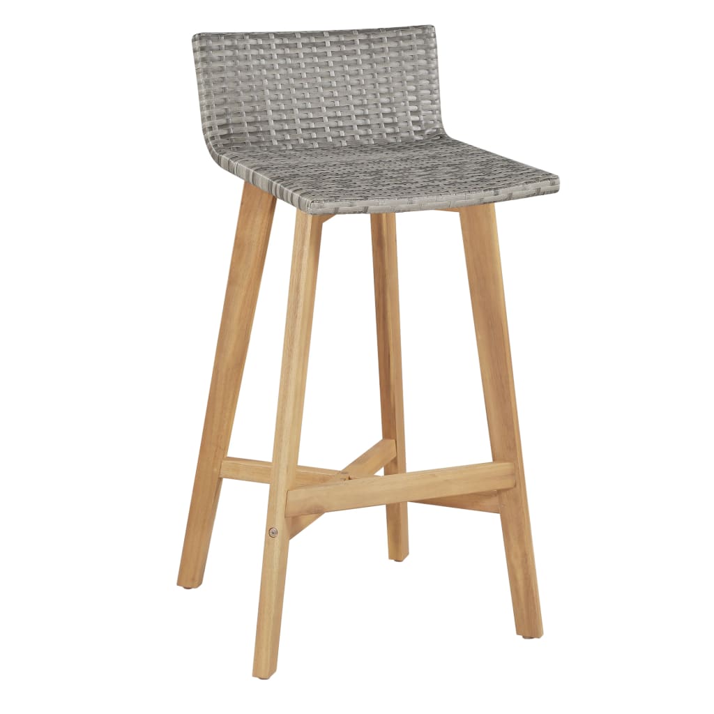 5 pcs conjunto de jantar exterior madeira acácia maciça - Image 3