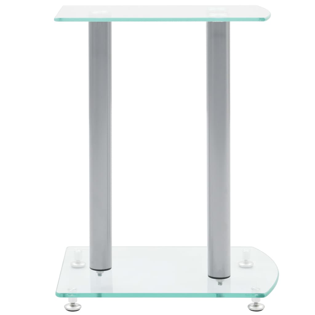 Suporte para alto-falantes de alumínio + vidro de segurança, 2 pcs - Image 3