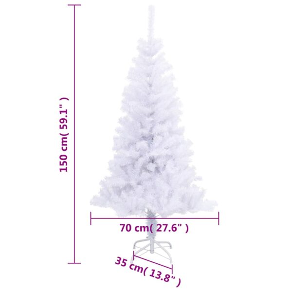 Árvore de Natal Artificial com suporte 150 cm 380 ramos - Image 7