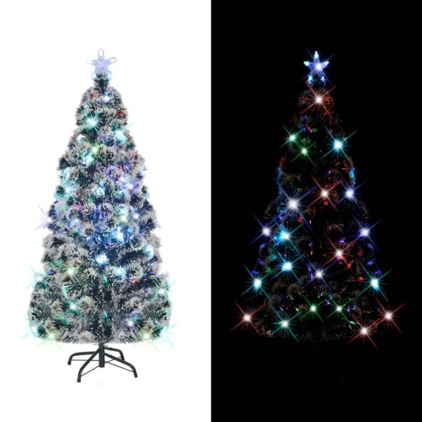 Árvore de Natal pré-iluminada c/ suporte 150 cm fibra ótica - Image 2