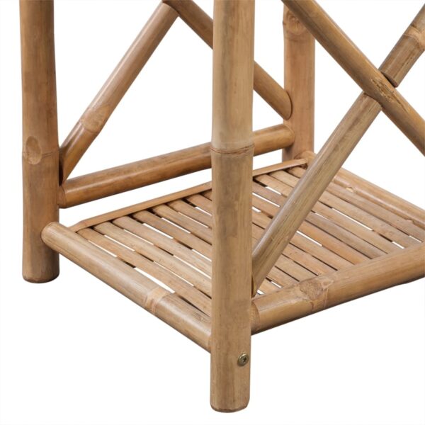 Estante de bambu quadrada com 3 prateleiras - Image 4