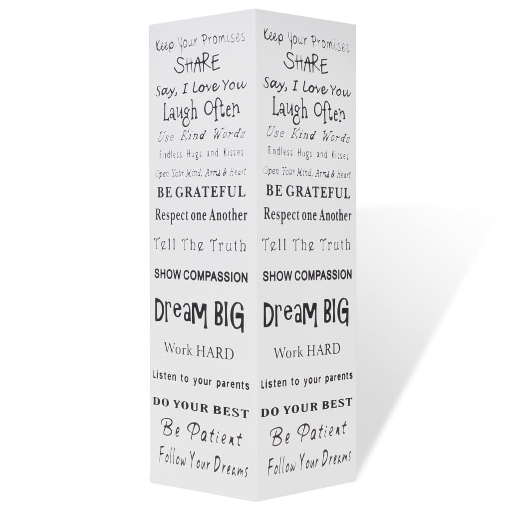 Suporte guarda-chuvas/de armazenamento quadrado branco aço 48,5 cm - Image 2