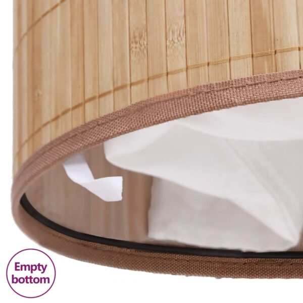 Cesto oval para roupa suja bambu natural - Image 6