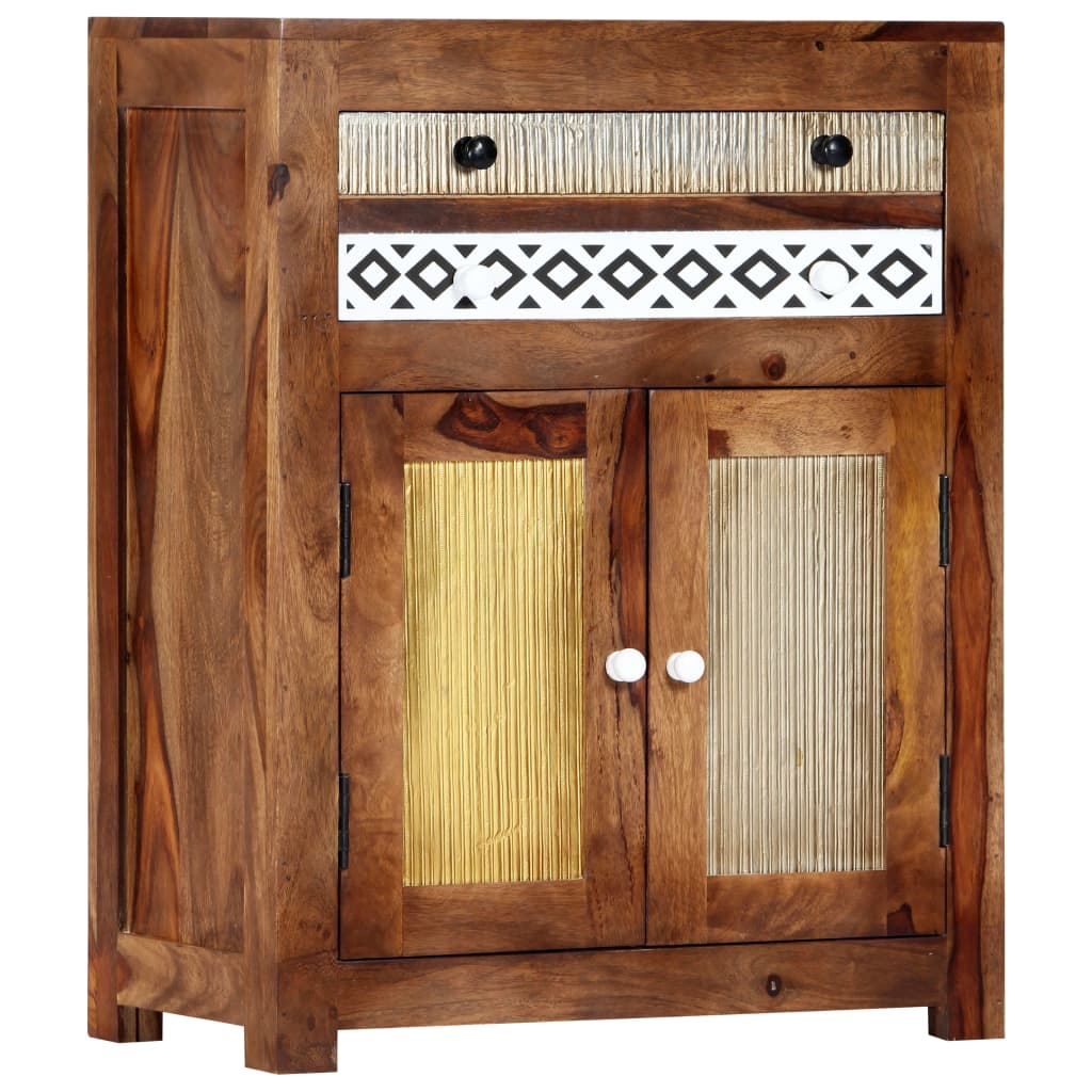 Móvel lateral 60x30x75 cm madeira de sheesham maciça - Image 8