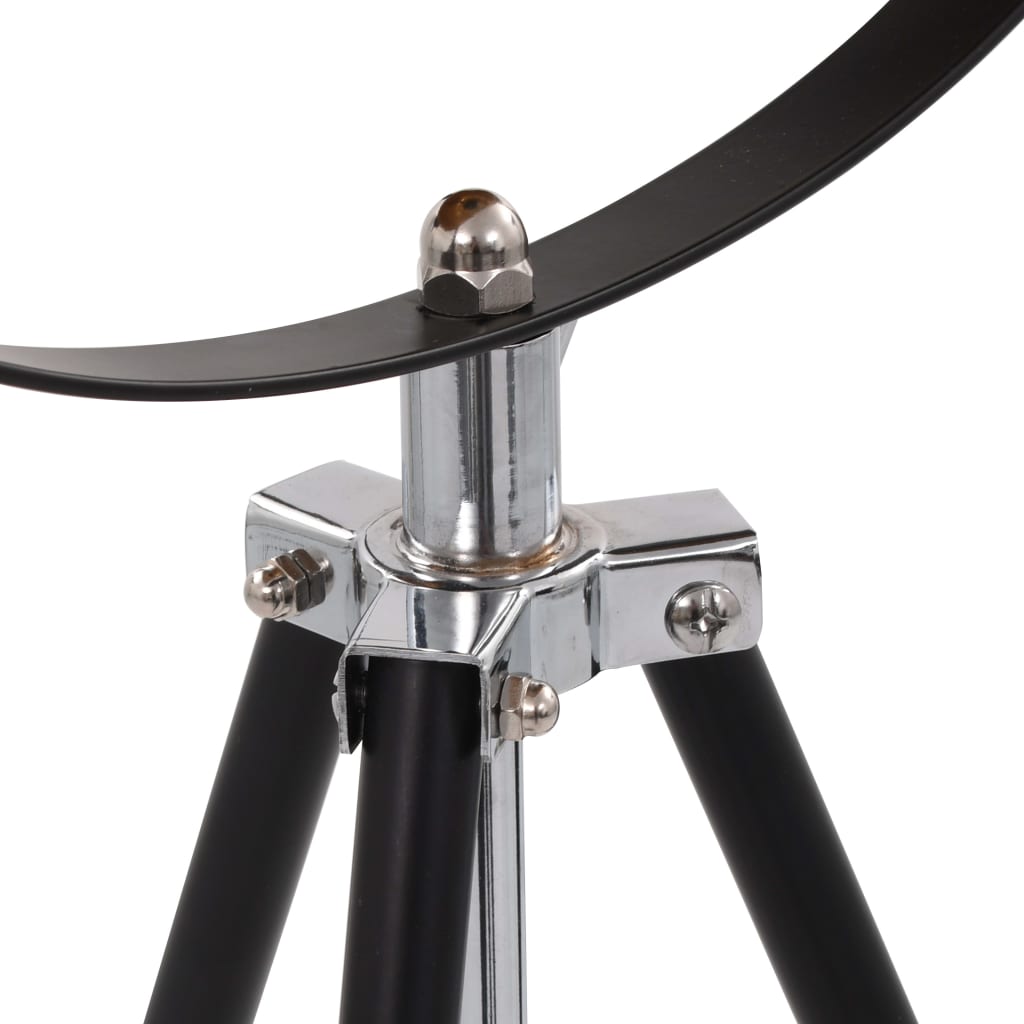 Candeeiro de pé alto 51 cm E27 preto e dourado - Image 4