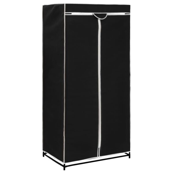 Roupeiros 2 pcs 75x50x160 cm preto - Image 3