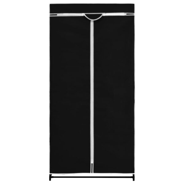 Roupeiros 2 pcs 75x50x160 cm preto - Image 5