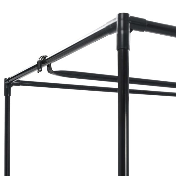 Roupeiros 2 pcs 75x50x160 cm preto - Image 7