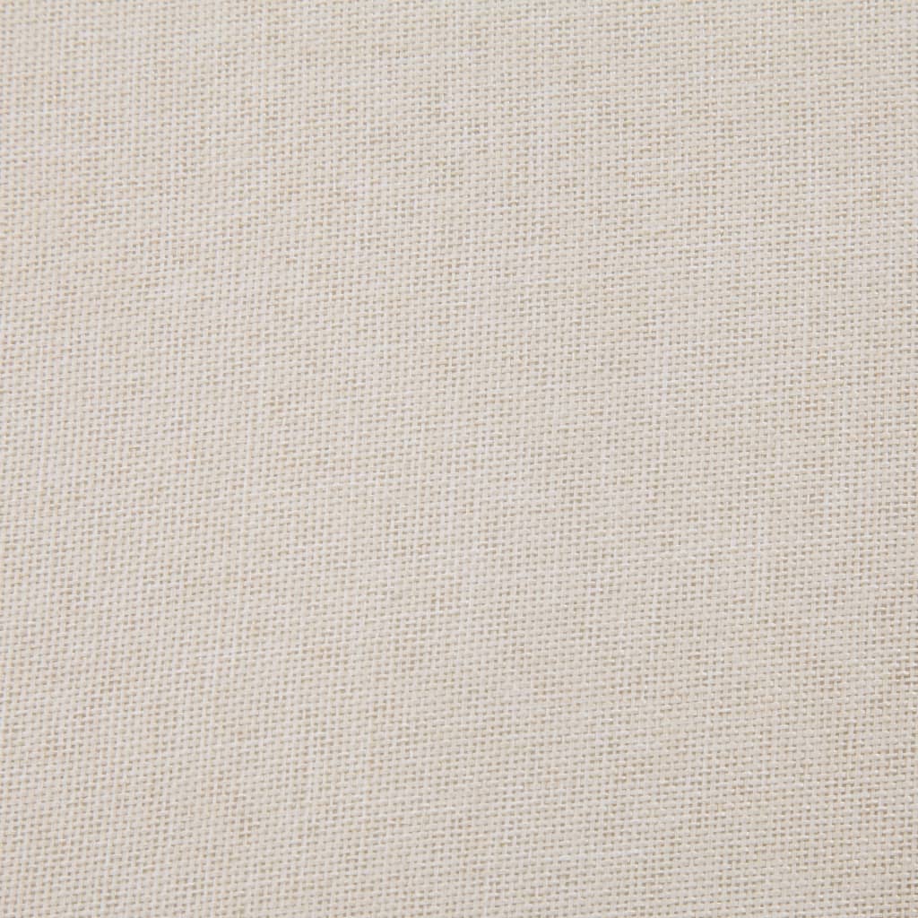 Banco c/ compartimento de arrumação 116 cm poliéster cor creme - Image 7