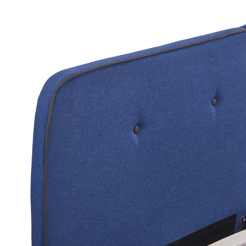 Estrutura de cama 180x200 cm tecido azul - Image 5