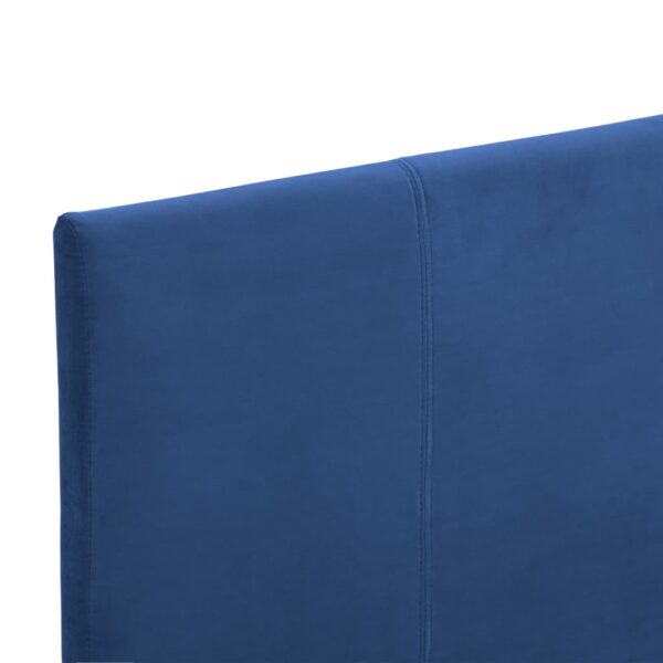 Estrutura de cama 90x200 cm tecido azul - Image 5