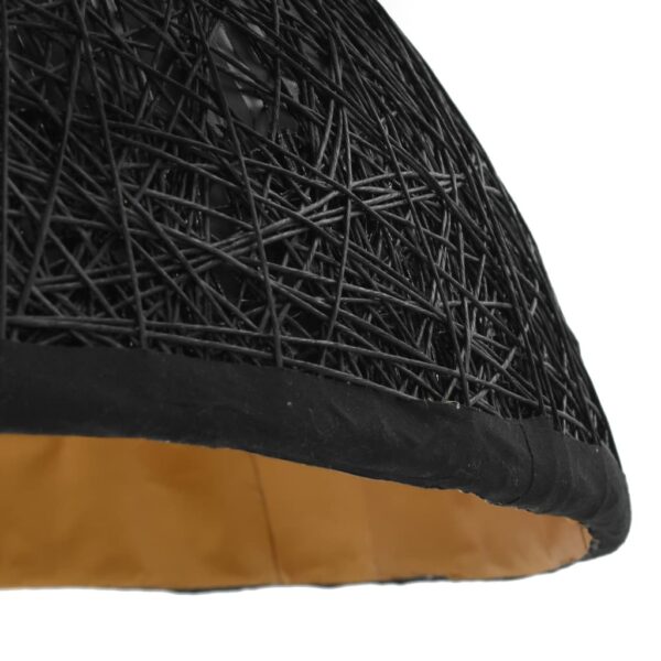 Candeeiro suspenso preto e dourado Ø70 cm E27 - Image 6