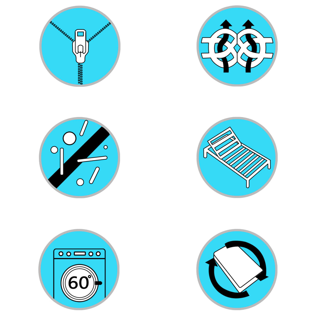 Colchão 140x200 cm 7 zonas molas ensacadas 20 cm H2 - Image 10