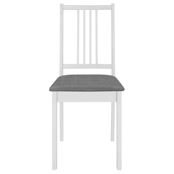5 pcs conjunto de jantar MDF branco - Image 11