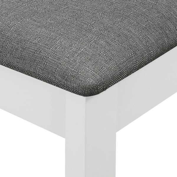 5 pcs conjunto de jantar MDF branco - Image 12