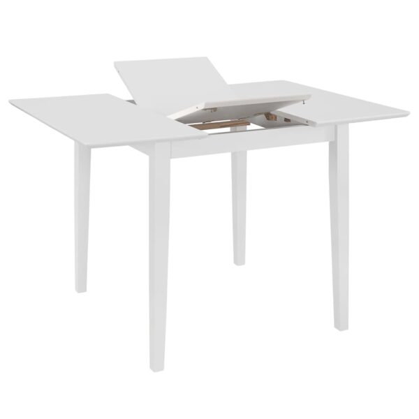5 pcs conjunto de jantar MDF branco - Image 3
