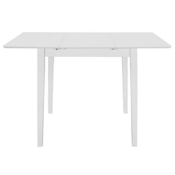 5 pcs conjunto de jantar MDF branco - Image 4
