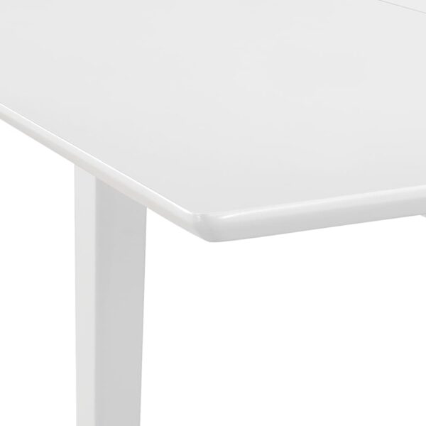 5 pcs conjunto de jantar MDF branco - Image 6