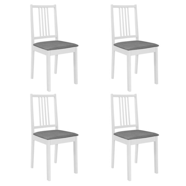 5 pcs conjunto de jantar MDF branco - Image 7
