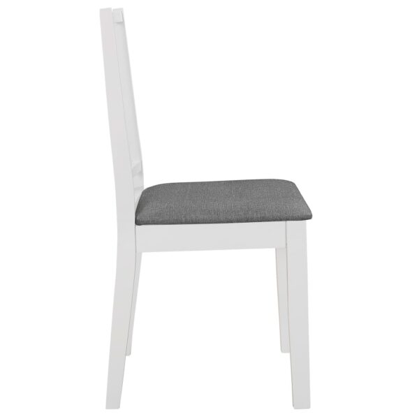 5 pcs conjunto de jantar MDF branco - Image 9